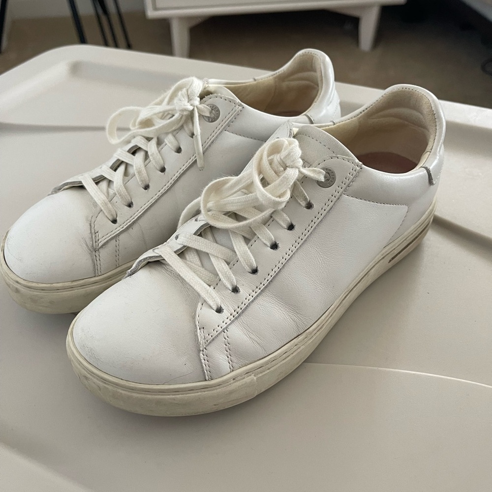 Birkenstock Bend White Leather Sneakers